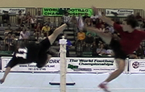 Emmanuel Bouchard vs. Chris Siebert photo by Philipp Schaefer Emmanuel Bouchard at the 2007 world footbag championship