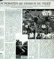 Click on the picture to read the article Emmanuel Bouchard in Le Journal des sportifs, June 1997