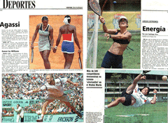 Click on the picture to read the article Emmanuel Bouchard in El Nuevo Dia, Porto Rico, July 7, 1999